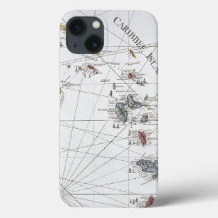 iPhone 13 COQUE CARIBBEAN: MAP, 1775
