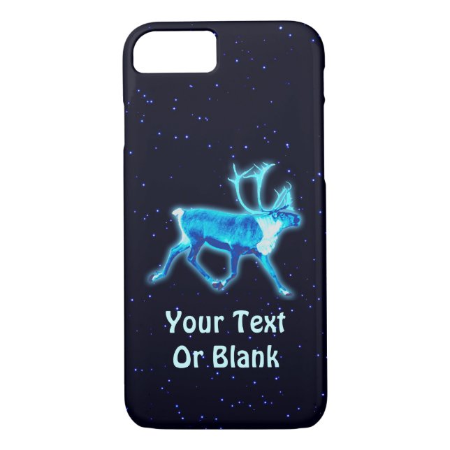 Coques Case-Mate iPhone Caribou bleu (rennes) (Dos)