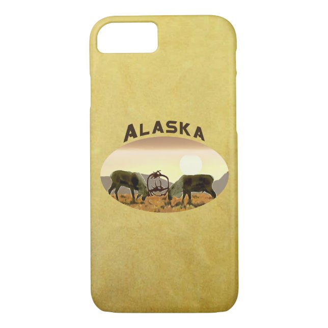 Coques Case-Mate iPhone Caribou Duel - Alaska (Dos)