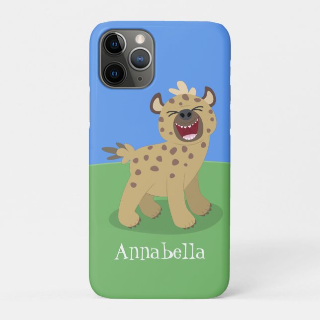 Coques Case-Mate iPhone Caricature amusante hyena riant illustration (Dos)