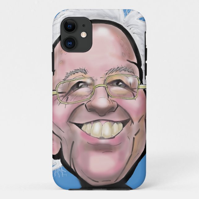 Coques Case-Mate iPhone Caricature de Bernie Sanders (Dos)