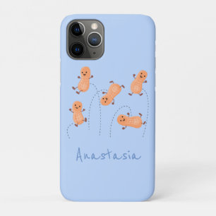 Case-Mate iPhone Case Caricature de cacahuètes joyeux sautillant