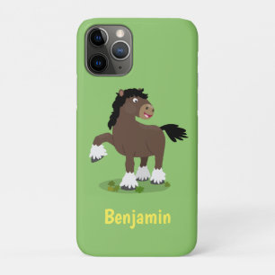 Case-Mate iPhone Case Caricature de cheval de trait de Cute Clydesdale
