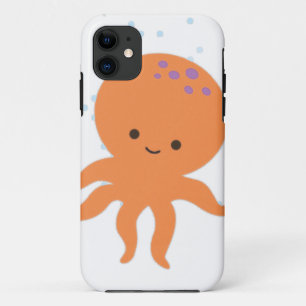 Coque iPhone 11 Caricature de la pieuvre mignonne