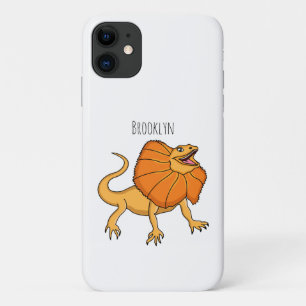 Case-Mate iPhone Case Caricature de lézard à col frisé orange