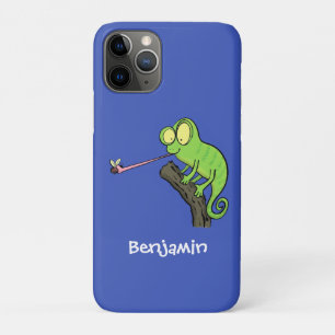Case-Mate iPhone Case Caricature de lézard de caméléon vert joyeux