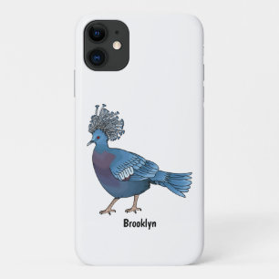 Case-Mate iPhone Case Caricature de l'oiseau pigeon couronné Victoria