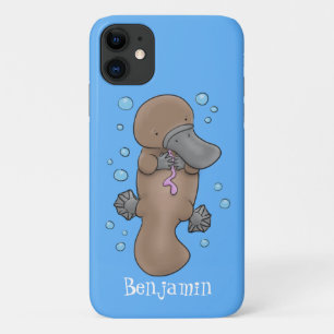 Case-Mate iPhone Case Caricature de platypus bébé très heureuse