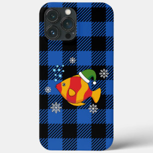 Case-Mate iPhone Case Caricature de poisson tropical de Noël sur le Moti
