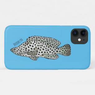 Case-Mate iPhone Case Caricature de poissons de mérou à bosse
