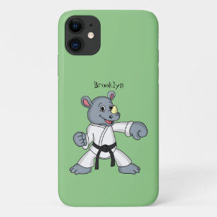 Case-Mate iPhone Case Caricature de rhino kung fu