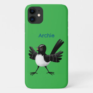 Case-Mate iPhone Case Caricature de Willie Wagtail australienne personna