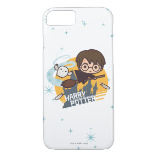Coque Case-Mate Pour iPhone Caricature Harry et Hedwig Flying Passé Hogwares
