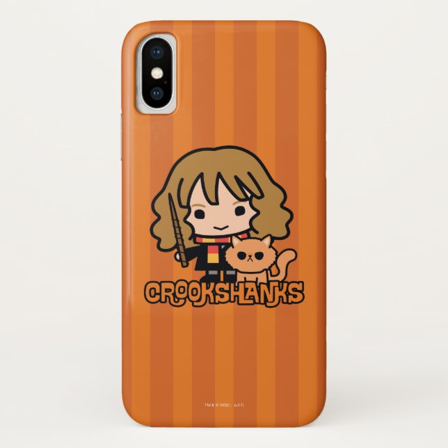 Coques Case-Mate iPhone Caricature Hermione et Crookshanks (Dos)