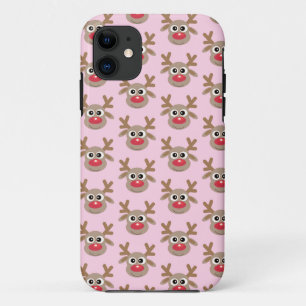 Case-Mate iPhone Case Caricature Motif Noël rose