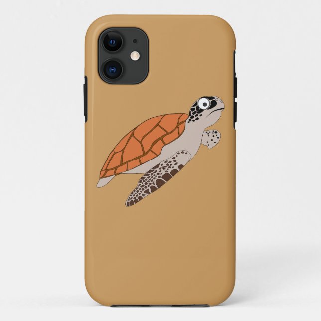 Coques Case-Mate iPhone caricature orangée (Dos)