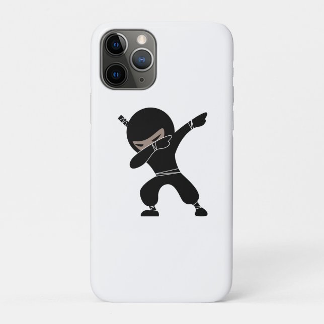 Coques Case-Mate iPhone Caricature Petit Guerrier Ninja (Dos)