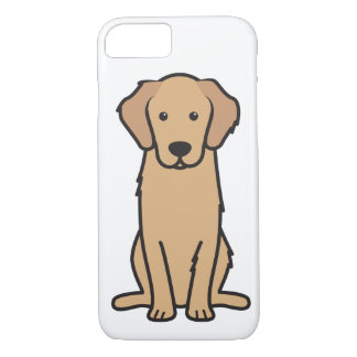 Coques Pour iPhone Caricature pour chien d'or