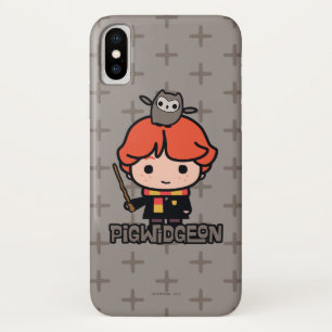 Coques Pour iPhone Caricature Ron Weasley et Pigwidgeon