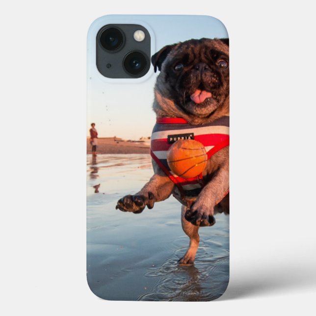 Coques Case-Mate iPhone Carlin à la plage (Verso)