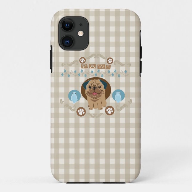 Coques Case-Mate iPhone Carlin et pattes (Dos)