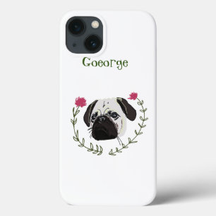 Case-Mate iPhone Case Carlin Face, Dog Art