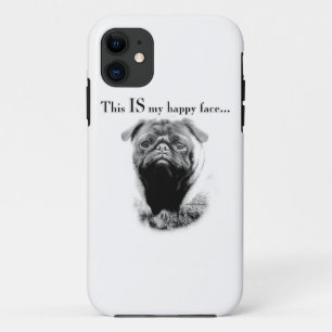 Coque iPhone 11 Carlin Joyeux visage