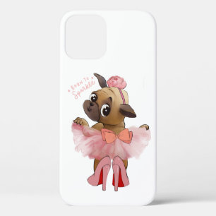Case-Mate iPhone Case Carlin mignon à Tutu Né à Sparkle Chien chiot
