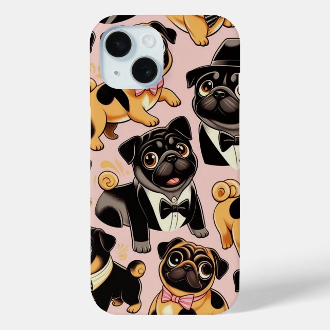 Coques Case-Mate iPhone Carlin sans couture Retro (Verso)
