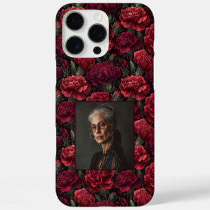 Coque iPhone 16 Pro Max Carnation Florale Classique de Souvenir d'Annivers