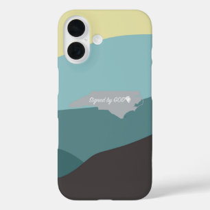 Coque Pour iPhone 16 Caroline du Nord, Signée par Dieu