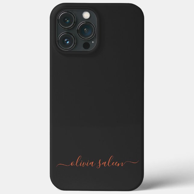 Coques Case-Mate iPhone Carotte customisée et Nero personnalisée (Verso)
