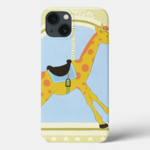 iPhone 13 Coque Carousel Giraffe by June Erica Vess