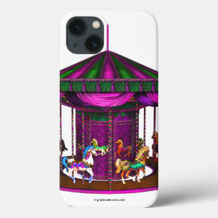 iPhone 13 Case Carousel pourpre