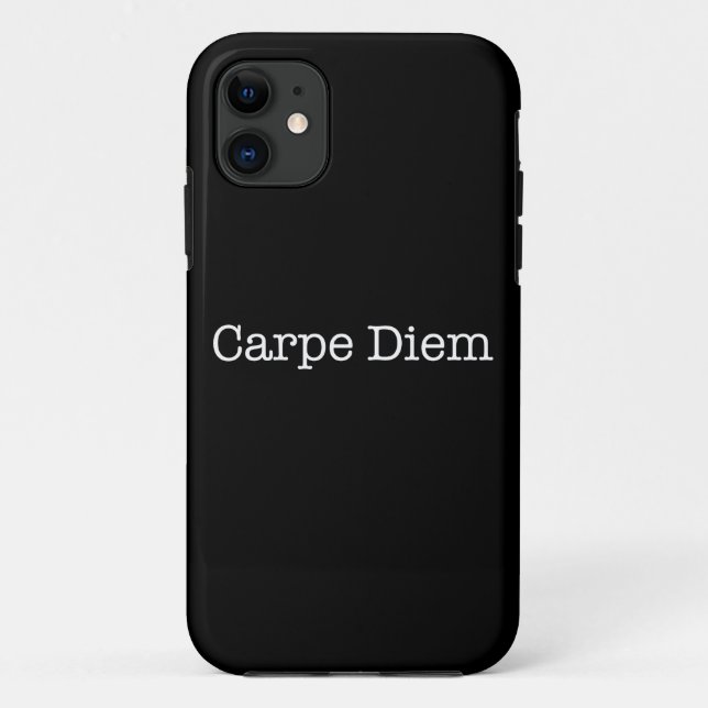 Coques Case-Mate iPhone Carpe Diem saisissent la citation de jour - (Dos)