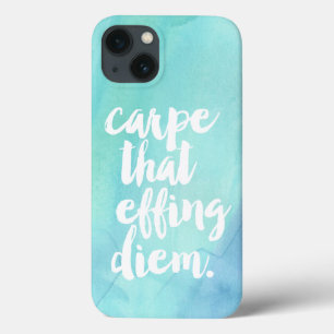 Etui iPhone Case-Mate Carpe that Effing Diem Phone Case   Aqua
