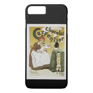 Coque iPhone 8 Plus/7 Plus Carpentier au chocolat