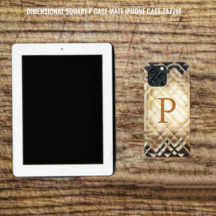 Coques Pour iPhone Carré dimensionnel-P