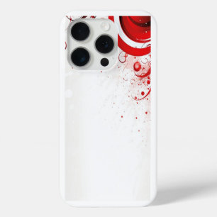 Coque Case-Mate iPhone Carré liquide moderne moutarde rouge et blanc