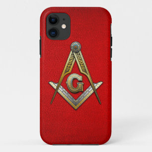 Etui iPhone Case-Mate Carré maçonnique et compas