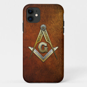 Coque Case-Mate Pour iPhone Carré maçonnique et compas