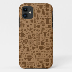 Coque Case-Mate Pour iPhone Carré Motif café