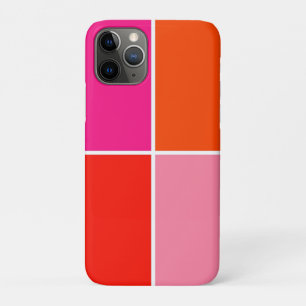 Case-Mate iPhone Case Carré rose et orange