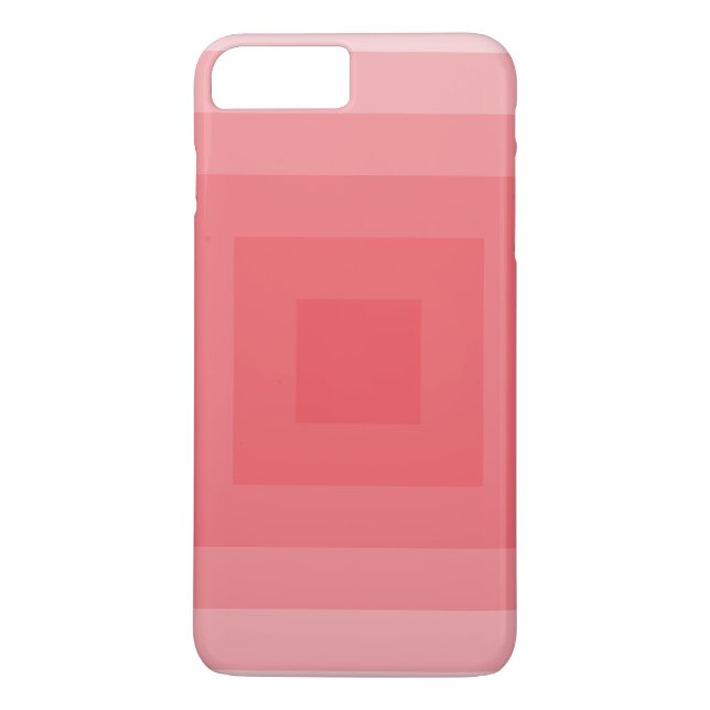 Coques Case-Mate iPhone Carré rouge géométrique (Dos)