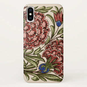 Case-Mate iPhone Case Carreau de fleur d'œillet Art antique rustique De 