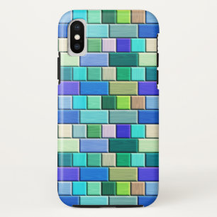 Case-Mate iPhone Case Carreaux bleu saphir