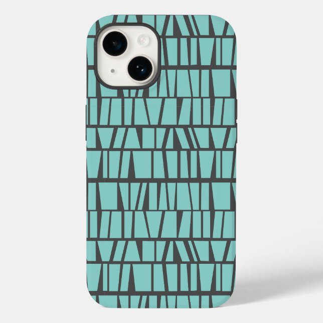 Coques Case-Mate iPhone Carreaux bleus (Verso)