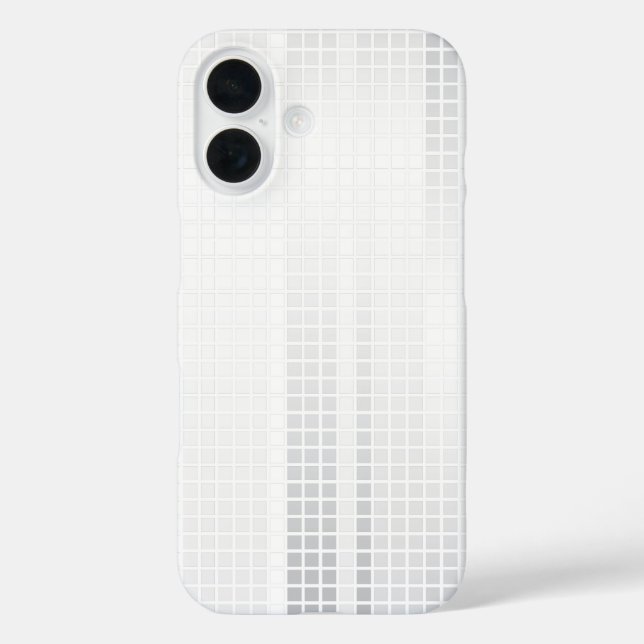 Coques Case-Mate iPhone Carreaux de mosaïque blanche (Verso)