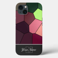 Carreaux de mosaïque colorés avec Monogram!