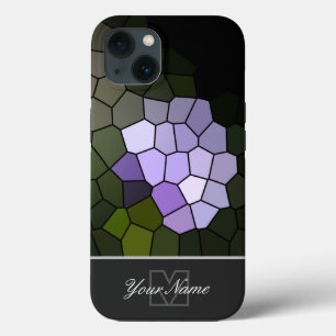 Case-Mate iPhone Case Carreaux de mosaïque colorés avec Monogram!